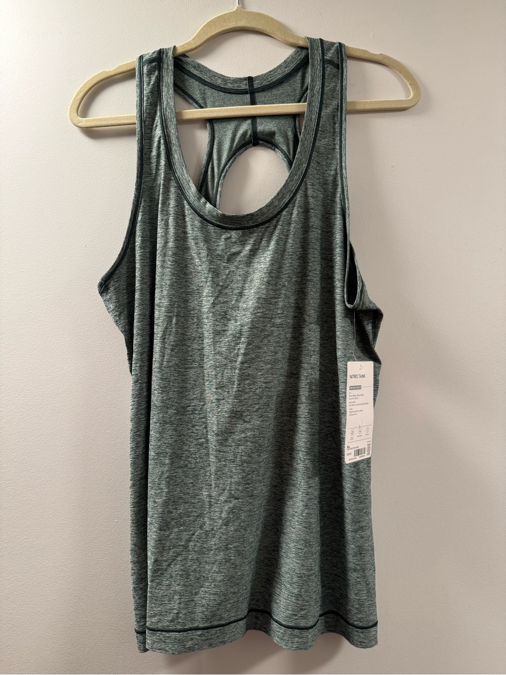Athleta Green Racerback Tank Top